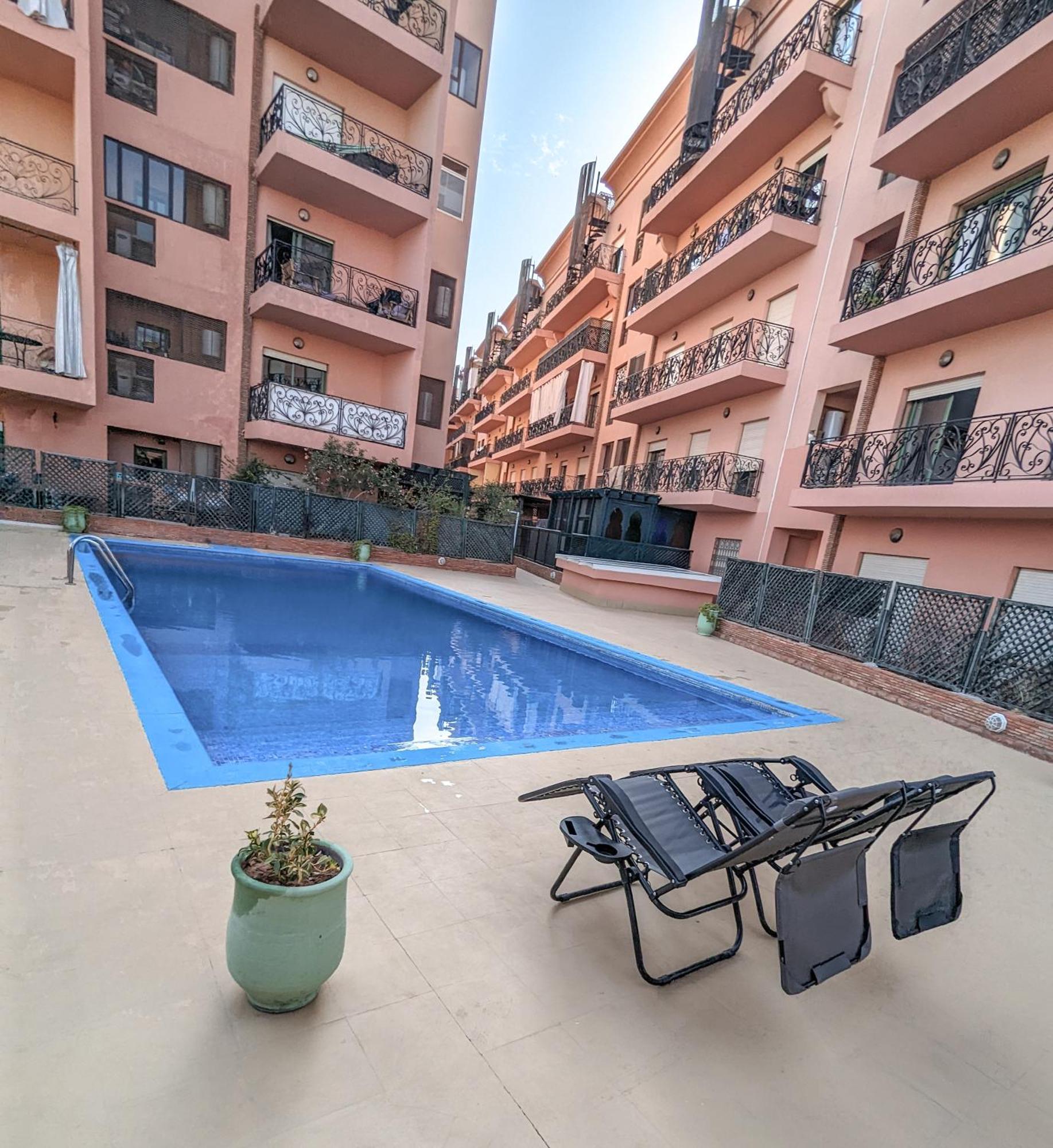 Apartement Panoramic View Majorelle Garden With Pool Marakéš Exteriér fotografie